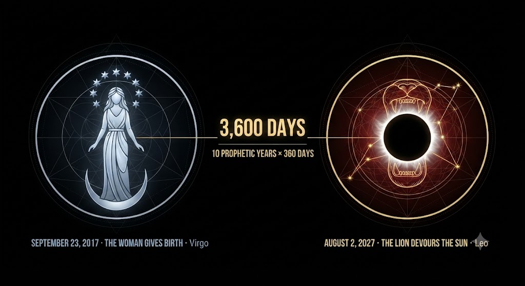 3,600 Days — visual timeline linking 2017 to 2027 (3600days.png)